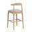 Eameson Mid-Century Modern Upholstered Stools With Rubberwood Frame-119920223-119920222