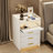 Eaden 3 Drawer Nightstand With Light-954609225