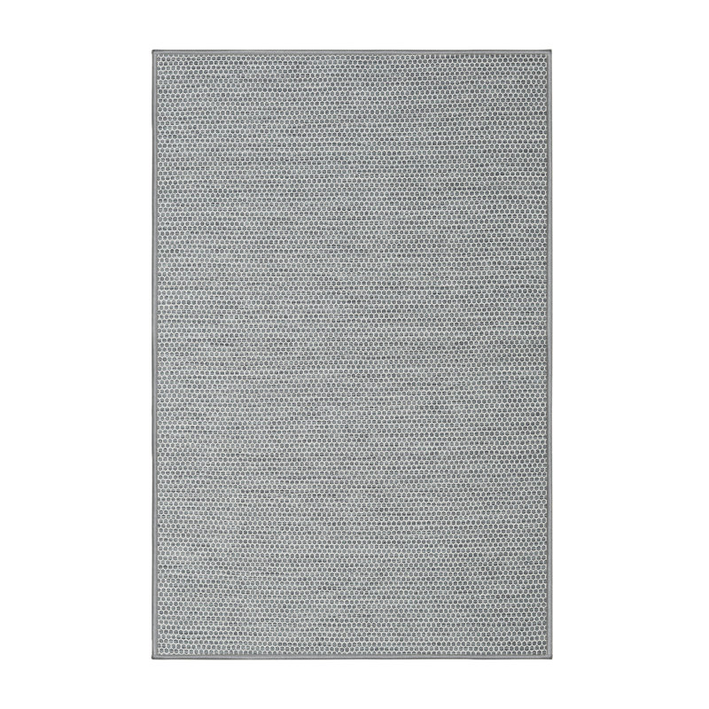 Tapis gris contemporain Humes, Rectangle 5 pi x 7 pi