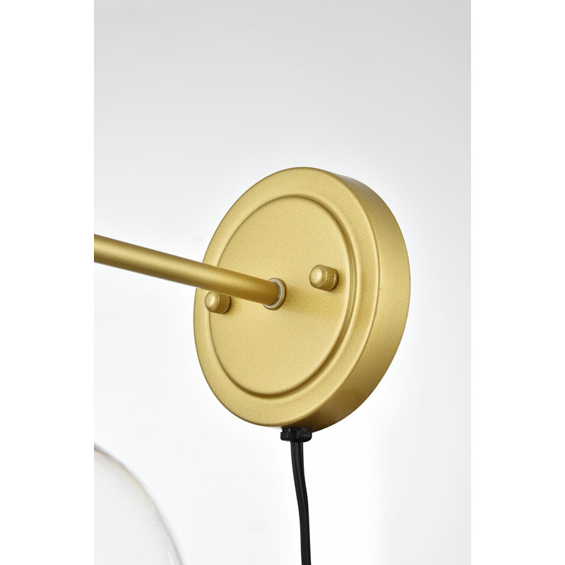 Lacoria Armed Sconce, Brass