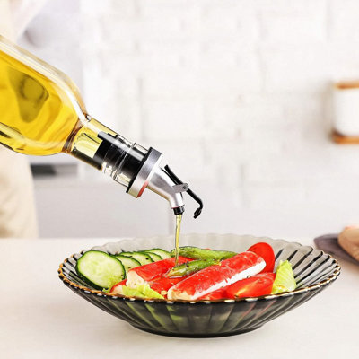 Glass Oil & Vinegar Cruet Set