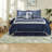 Premium Navy Bedding Sets, Polyester Comforter, Hotel Chic Design