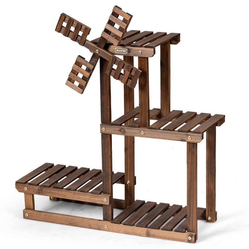 Sheyla Wood Plant Stand