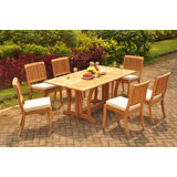 Warwick Outdoor 7 - Piece Teak Dining Set