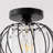 1 - Light Mini 7.08’‘ Crystal Flush Mount Ceiling Light with Crystal Accents