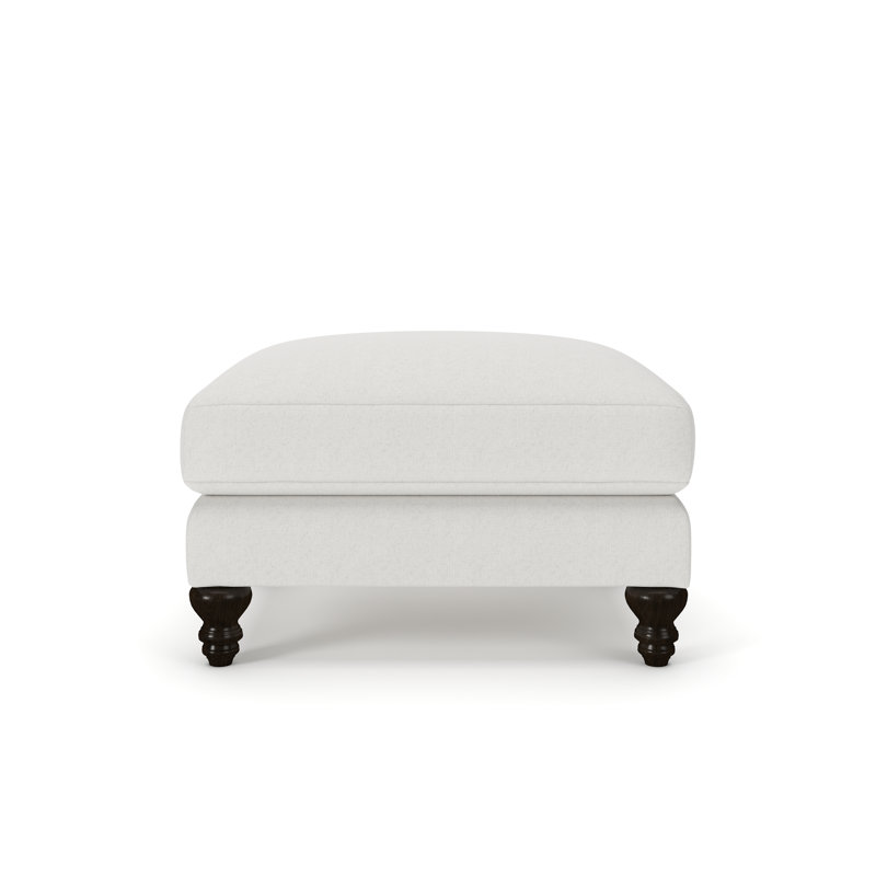 Repose-pieds rembourré Walters, Beige Macarena