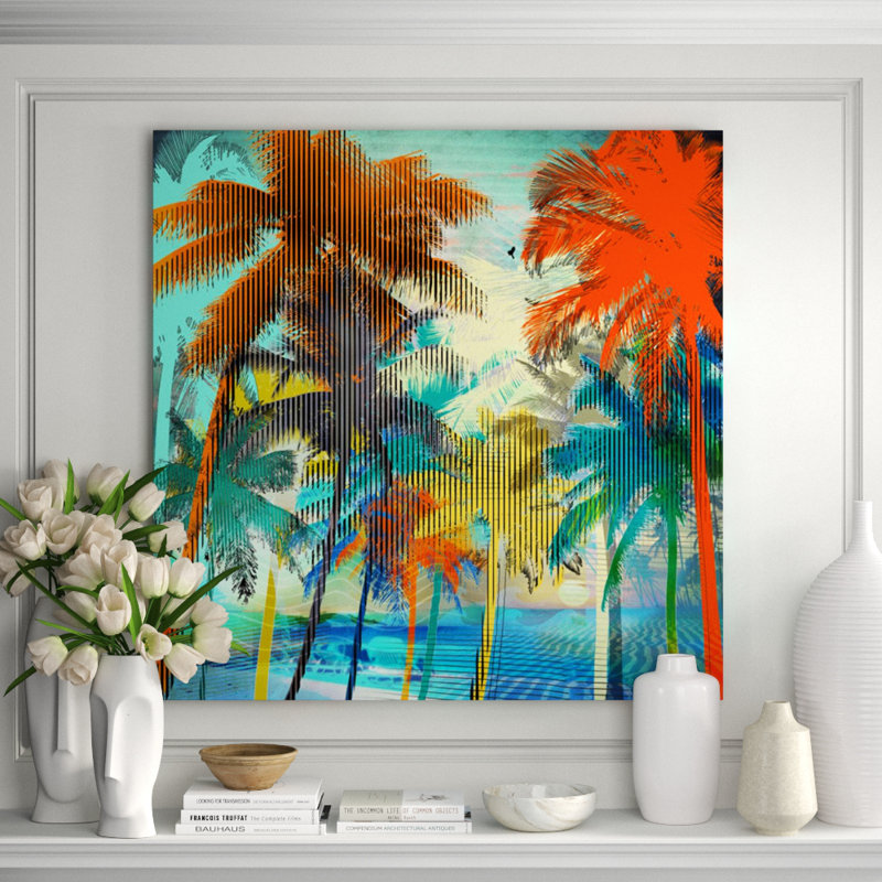 A Breakaway Destination Print by Elena Carlie, 47" H x 47" W, Knife Gel