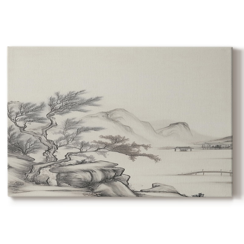 Paysages série LV - galerie Cavas sur mesure, H 18 po x l 12 po
