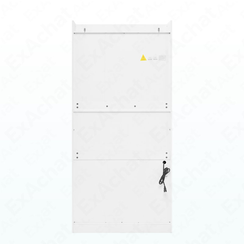 Armoire de rangement autoportante avec prise de courant 78 po pour salle à manger / salon 78 po, Blanc