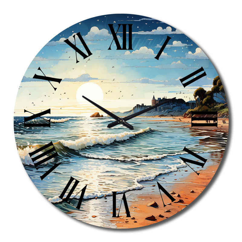 Horloge murale en métal, Très grand