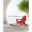 Chaise Adirondack pliante pour l'extérieur, résistante aux intempéries (vert)-1083084411