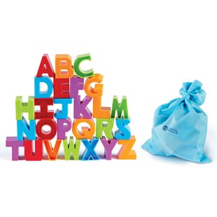 Learning Resources Letter Blocks, Set Of 36