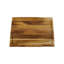 Planche à découper réversible en bois de teck certifiée FSC EcoDecors avec rainure de jus, 14 x 10-115074394