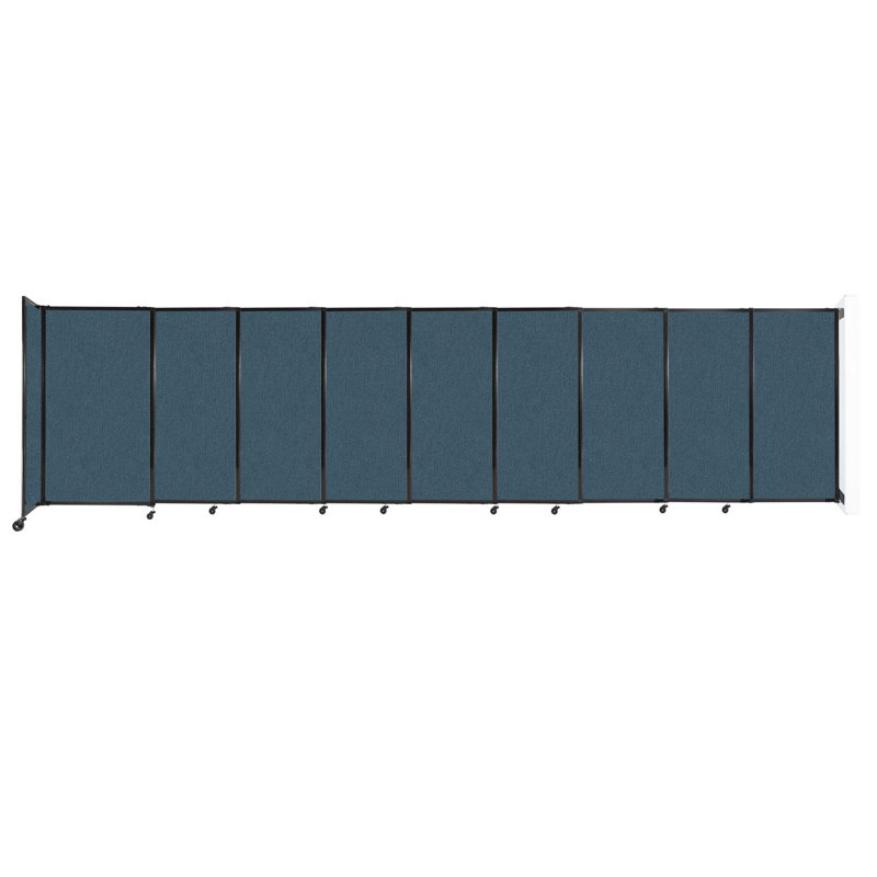 Cloison coulissante 5 pi, Caraïbes, 60" H x 237" W x 1" D