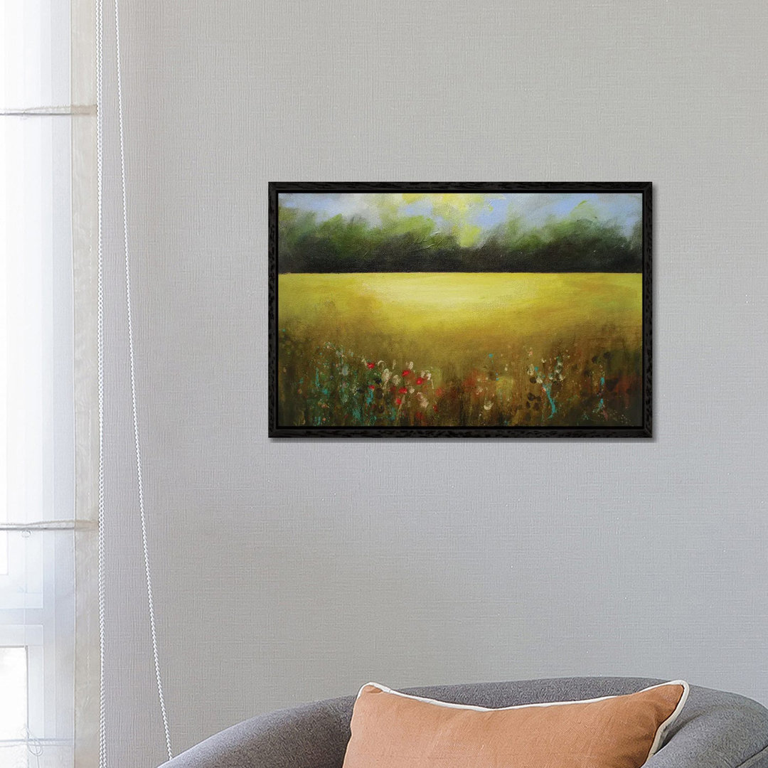 Goldene Wiese von Heidi Clawson - Galerie-verpackte Leinwand Giclée auf Leinwand