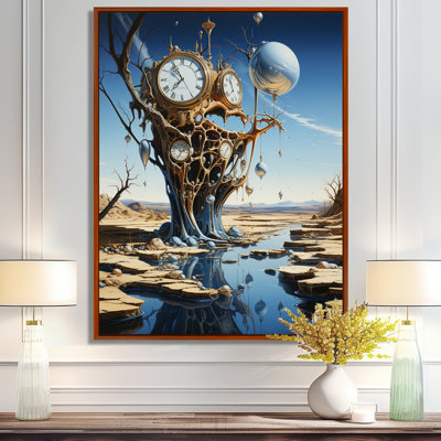 Chef-d'œuvre de la persistance de la mémoire, surréalisme IV - décoration murale abstraite