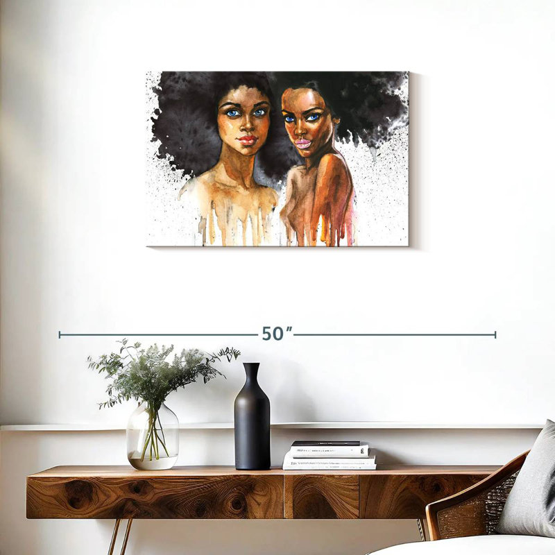 Portrait de femme Leisha, H 20 po x l 30 po