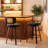 Cicero 25.59" Seat Height Swivel PU Faux Leather Bar Stools With Cane Back For Counter Height-207102303-207102289