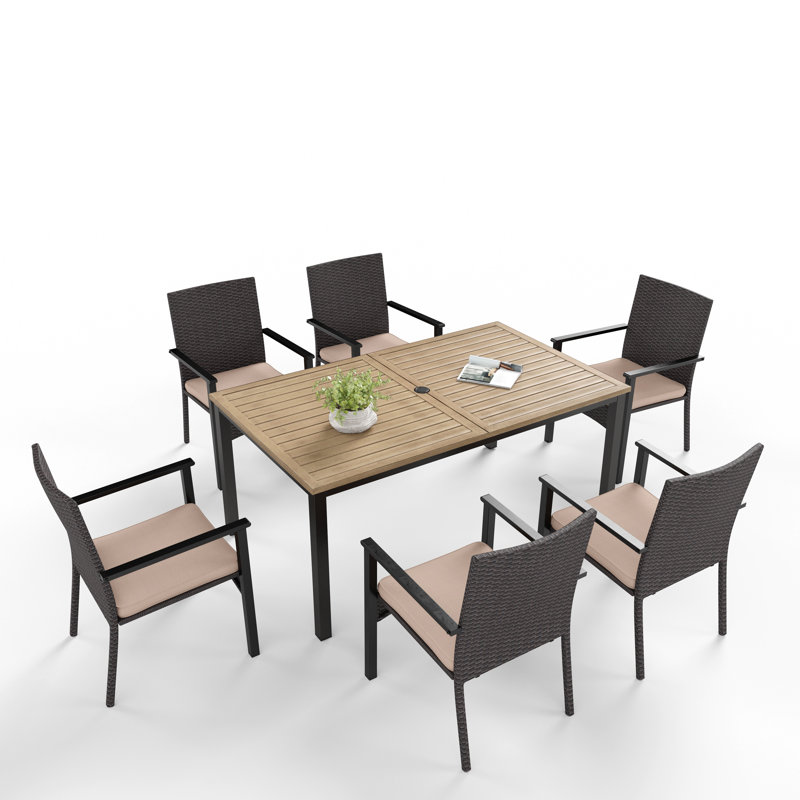 6 - Person Patio Dining Set with