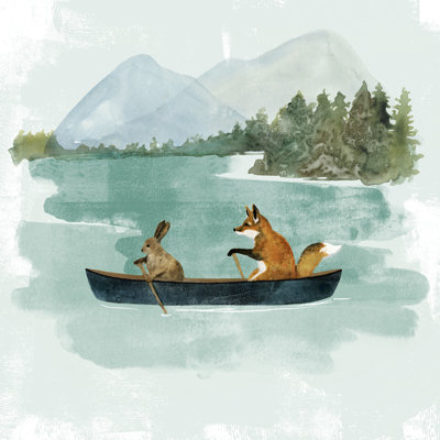 Bear Lake II par Victoria Barnes - peinture sur toile tendue