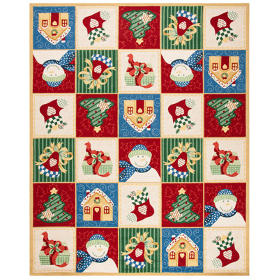 Paget Hand Hooked Wool Floral Rug