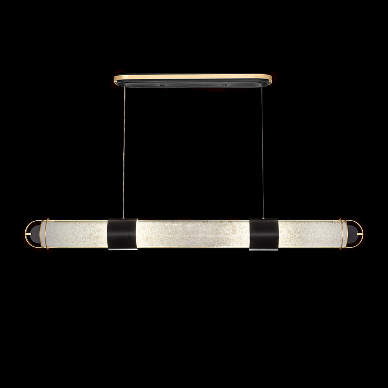 Bond 4 - Light LED Pendant, Black/Gold, White