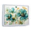 «Teal Green Organic croissance - Abstract Botanicals», art mural-743578327-789607389