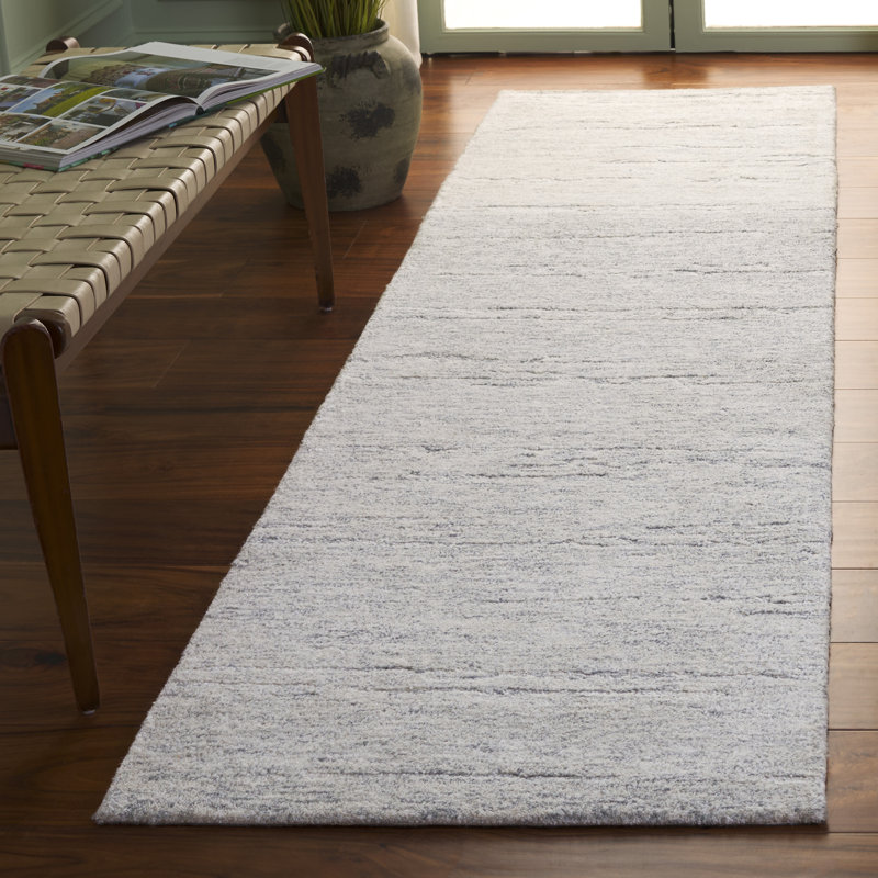 Tapis ébène ivoire / gris foncé Ebony, Tapis de couloir 2 pi 3 po x 9 pi