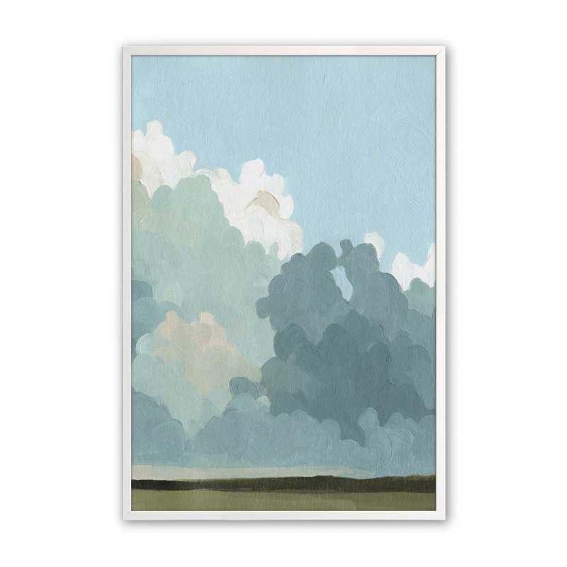 Tranquil Overgrowth II, Open Corner Framed, Opaque White, 21" H x 17" W