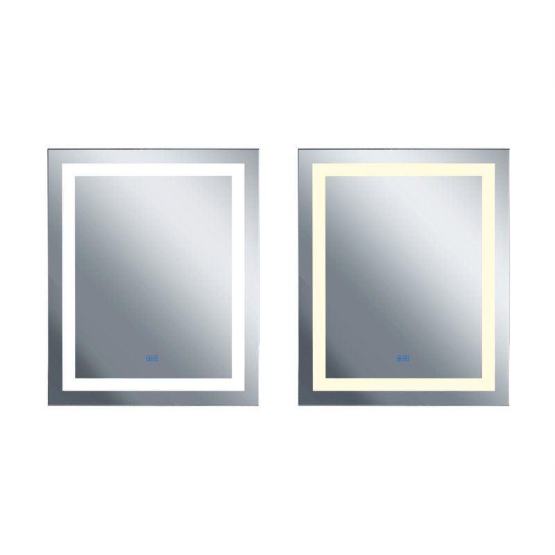 DEL blanc mat de notre collection Abril, H 40 po x l 32 po