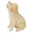 Howling Yellow Labrador puppy