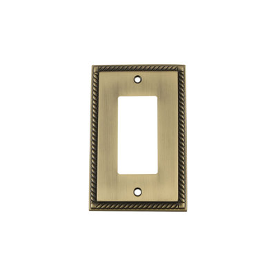 Rope 1-Gang Rocker Wall Plate