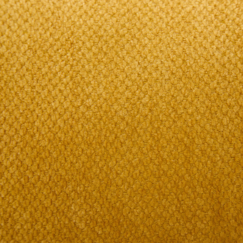 Fauteuil pivotant simple confortable, Jaune moutarde