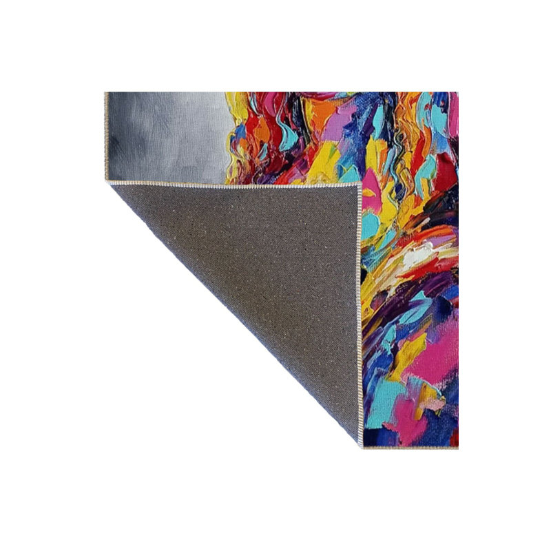 Mona Lisa Multi Toned Colorful Patterned Woven Base Washable Rug, Rectangle 2'6" x 4'11" Rug Pad Included