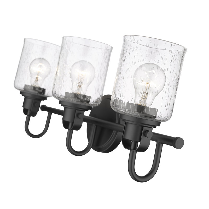 Tyringham 3 - Light Dimmable Vanity Light, Matte Black