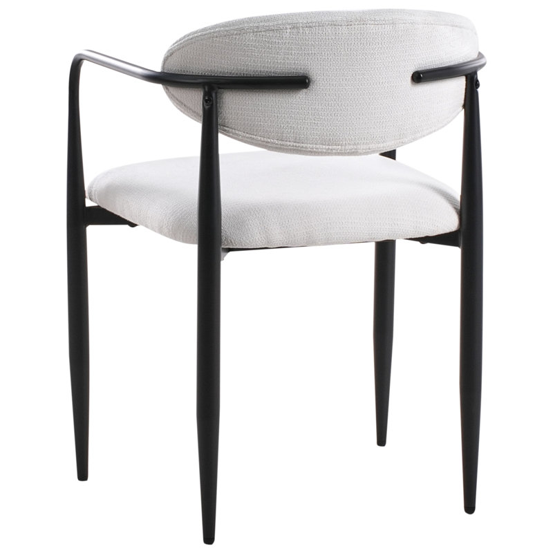 Set of 2 Dining Chairs TANEVIK Fabric, White