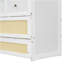 Lit escamotable double avec grands tiroirs, blanc-2033876102