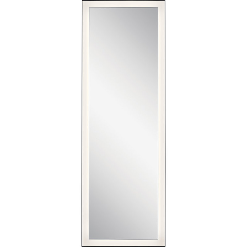 Miroir d'appoint Daliah, 31,5 po x 23,5 po, 860, Noir mat