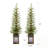 2-Piece Artificial Hinged Christmas Tree With Pots