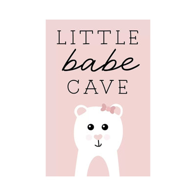 Little Babe Cave 1 Piece Wrapped Canvas Wall Art