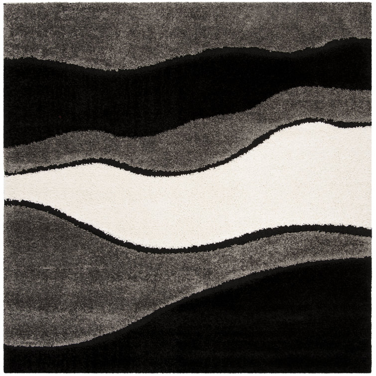 Tapis gris / noir Ashal