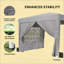 Abri de jardin extérieur, tente de style Pop Up