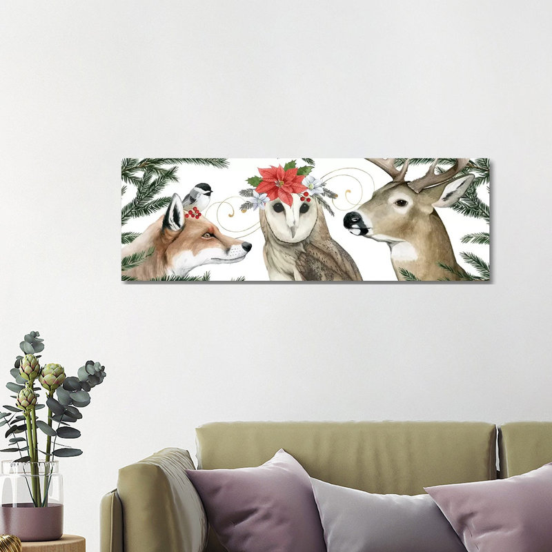 Timberland Christmas Collection D by Grace Popp - Wrapped Canvas Panoramic Print, 121.92 cm H x 40.64 cm W x 1.91 cm D