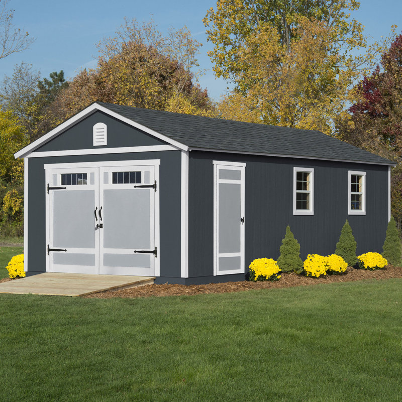 Manhattan Wood Storage Shed, 12 ft. W x 24 ft. D (DIY Assembly)