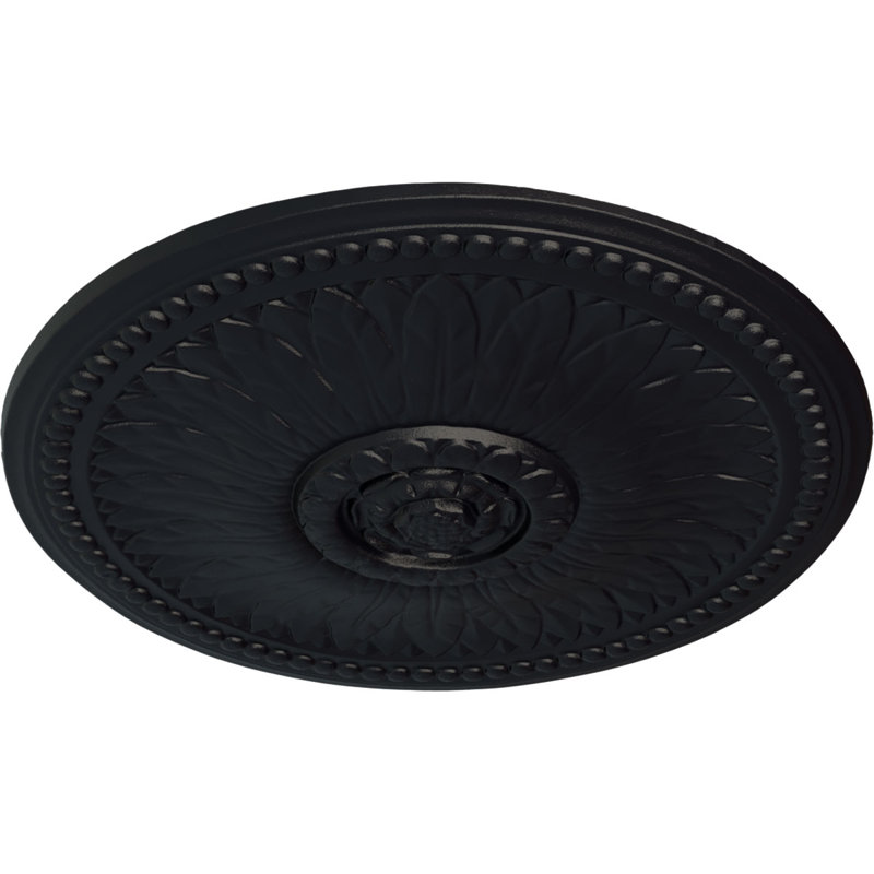 Bailey Ceiling Medallion, Steel Grey