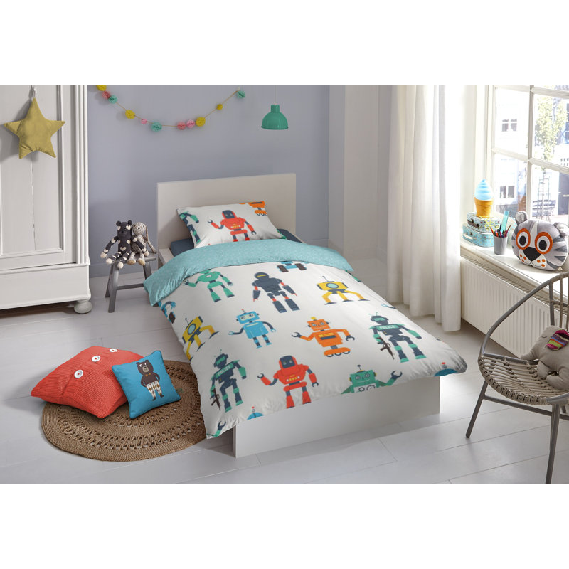 No Pattern Duvet Cover Set with Pillowcases