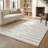 Natura Hand Woven Wool/Jute/Cotton Abstract Rug in Ivory/Natural-1339649646