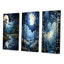 «Sky Celestial Canopy Pastoral», 3 pièces sur toile-294330362-294330340