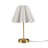 Tap-Control and Dimmable Accent Table Lamp with Power Outlet Gold See below