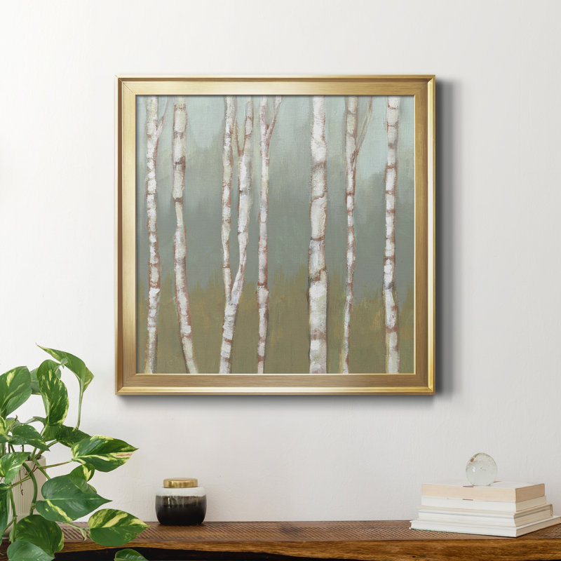 Toile simple encadrée simple I-Premium Birchline - prête à être accrochée, Cadre doré, H 30,5 po x l 30,5 po x P 1,5 po